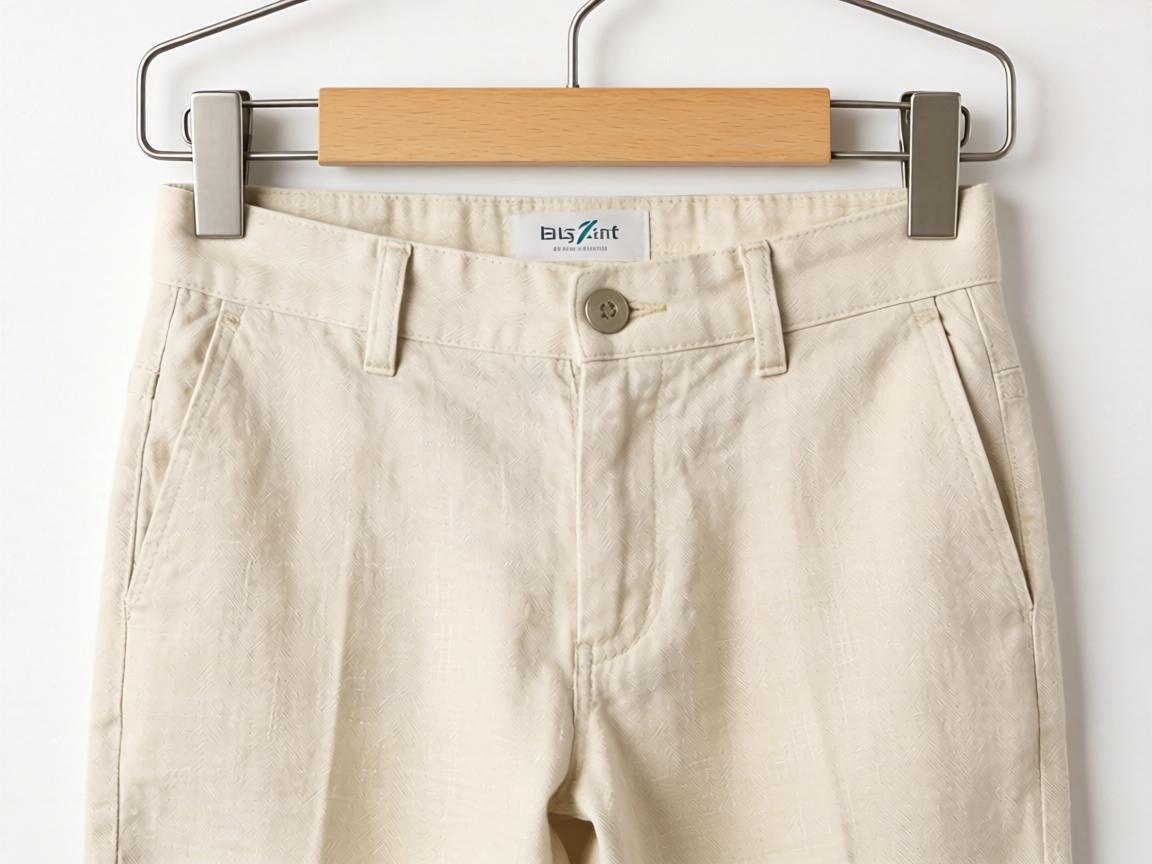beige linen pants
