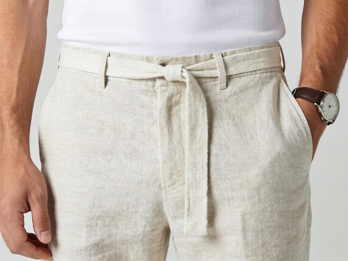 linen blend pants