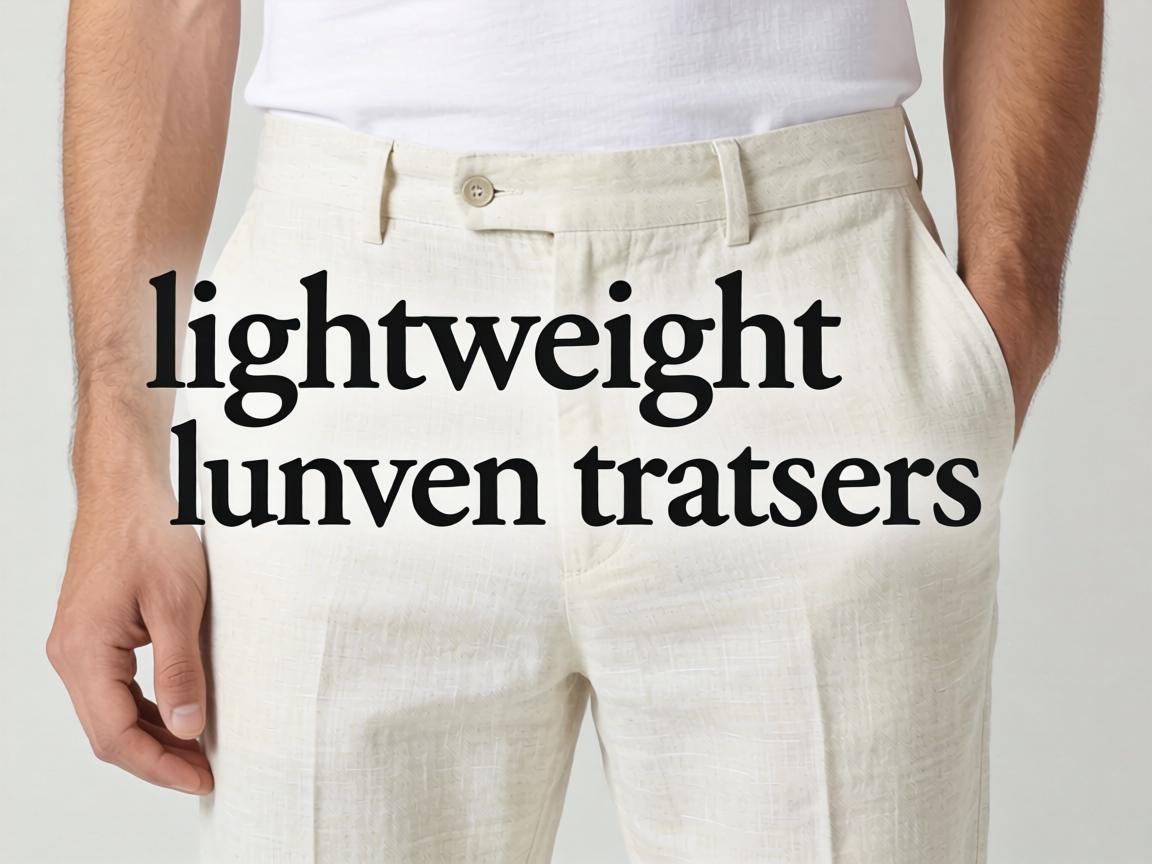lightweight linen trousers