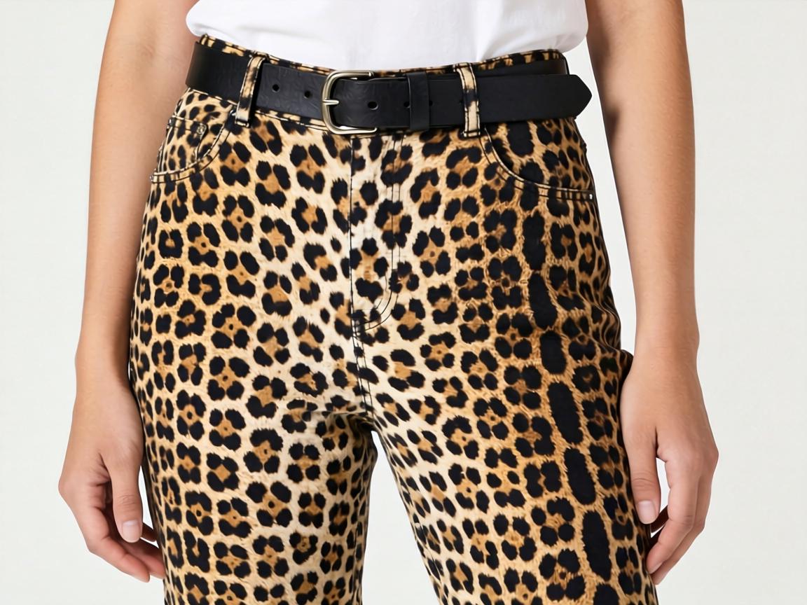 leopard print pants